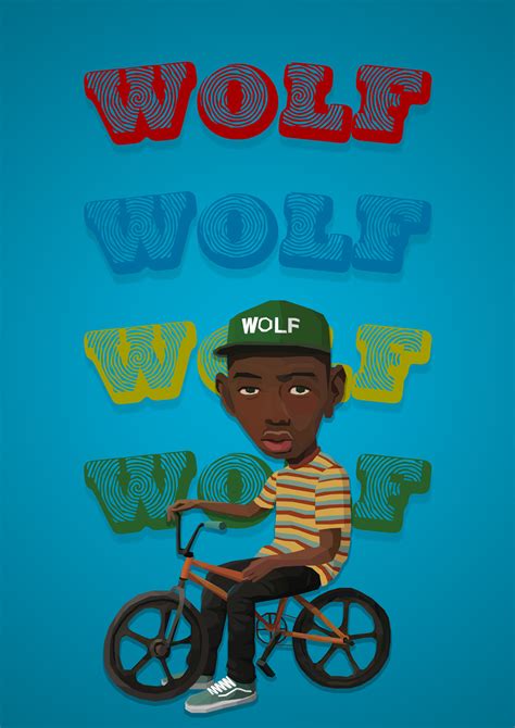 wolf logo tyler the creator|what is the actual meaning behind the Wolf album。